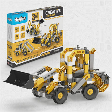 engino stem Engino - Creative Builder - Machinery Set - Wheeled Loader